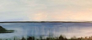 Preliminary painting of a lake near Grayton Beach (2)